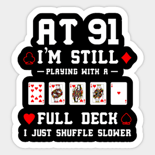 91St 91 Cards Sticker